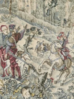 Mitelaltisch Wollteppich Gobelin „Jagden des Kaisers Maximilian