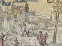 Mitelaltisch Wollteppich Gobelin „Jagden des Kaisers Maximilian