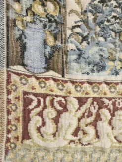 Mitelaltisch Wollteppich Gobelin „Jagden des Kaisers Maximilian