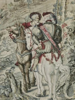 Mitelaltisch Wollteppich Gobelin „Jagden des Kaisers Maximilian