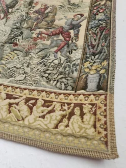 Mitelaltisch Wollteppich Gobelin „Jagden des Kaisers Maximilian