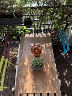Mobilier jardin Fermob et table ikéa