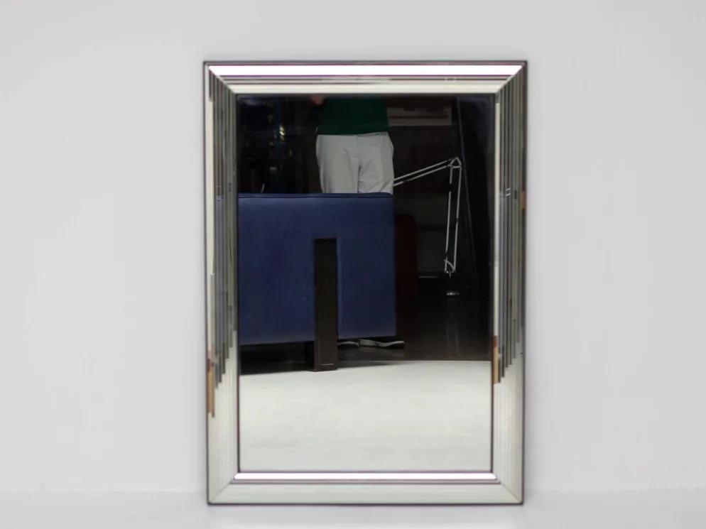 Modern wall mirror with multiple facets, Belgium, 1990