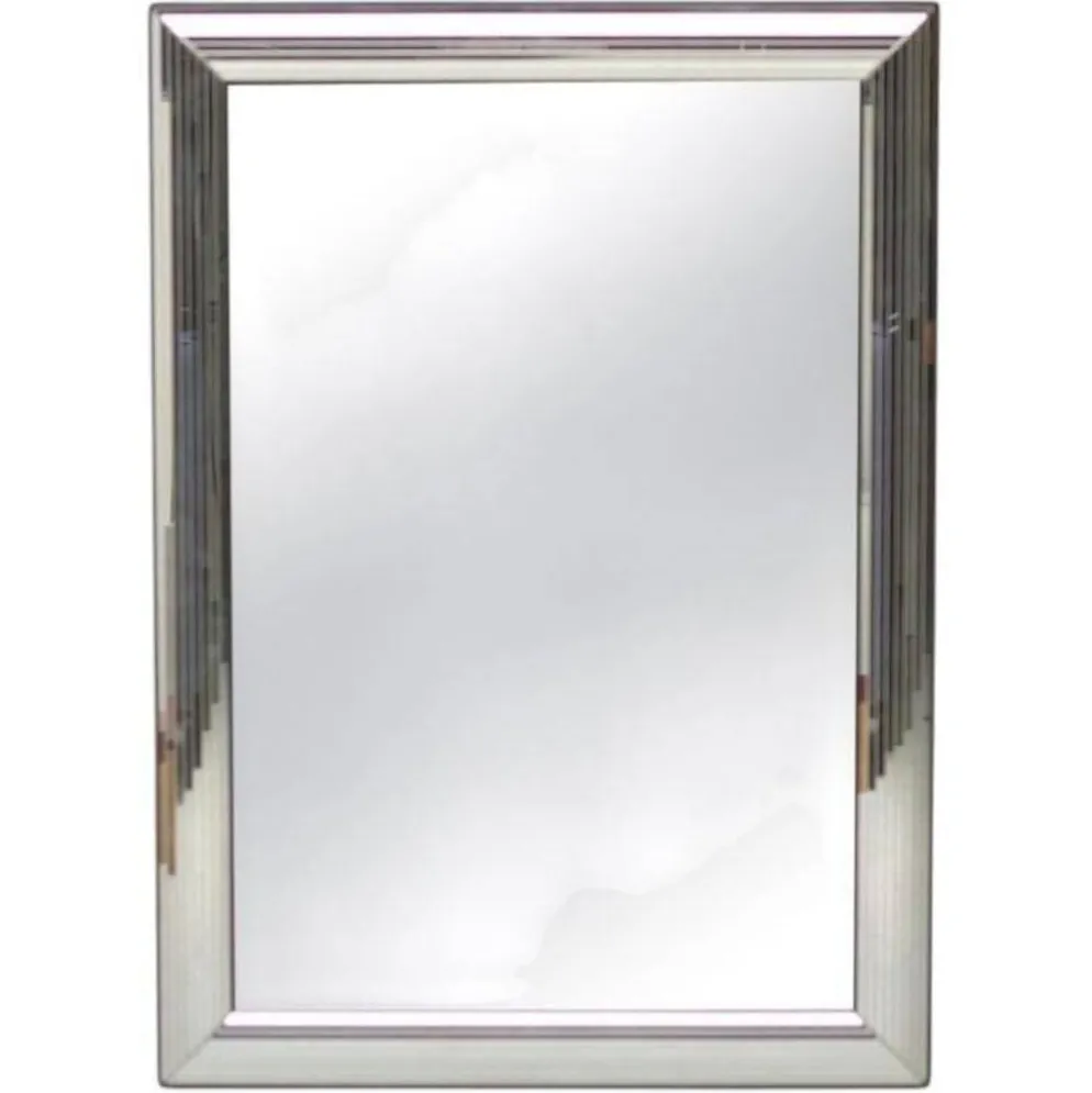 Modern wall mirror with multiple facets, Belgium, 1990