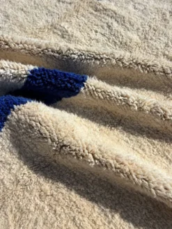 Moja-tapis berbère marocain shaggy personnalisé
