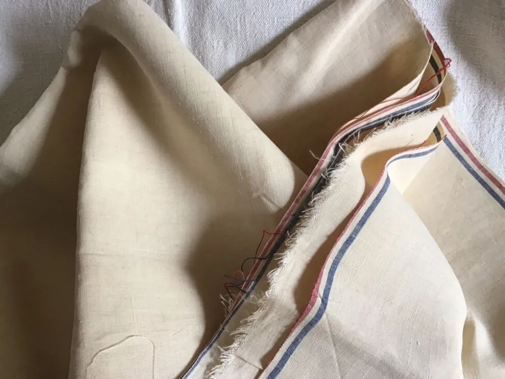 Métrage lin bis vintage pour nappe