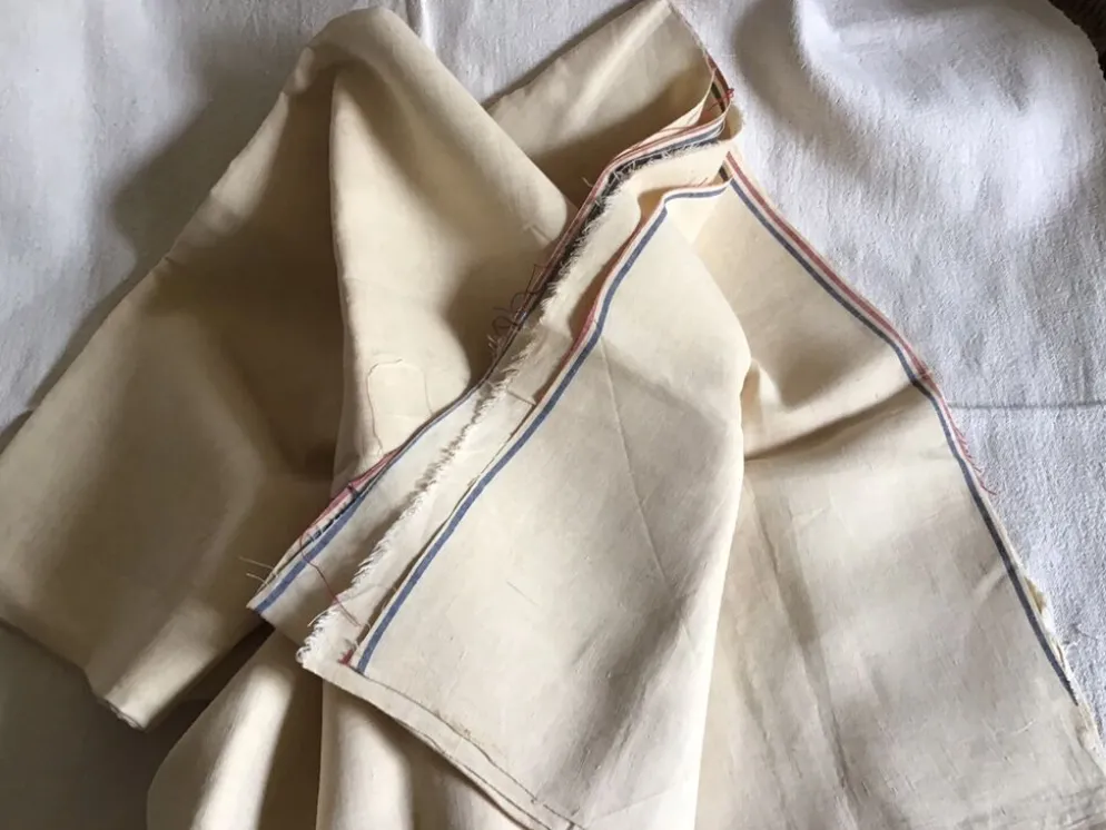 Métrage lin bis vintage pour nappe