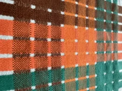 Nappe basque années 70 vert/orange/marron