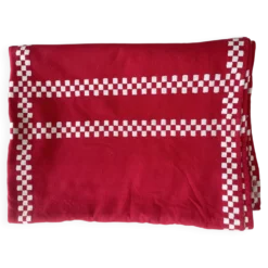 Nappe basque damiers rouge