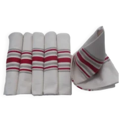 Nappe basque 2 m avec 6 serviettes