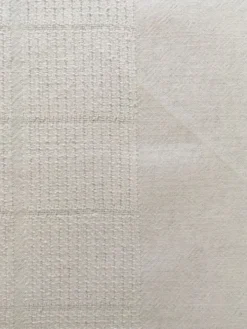 Nappe damassée 160 x 130 motif rectangle