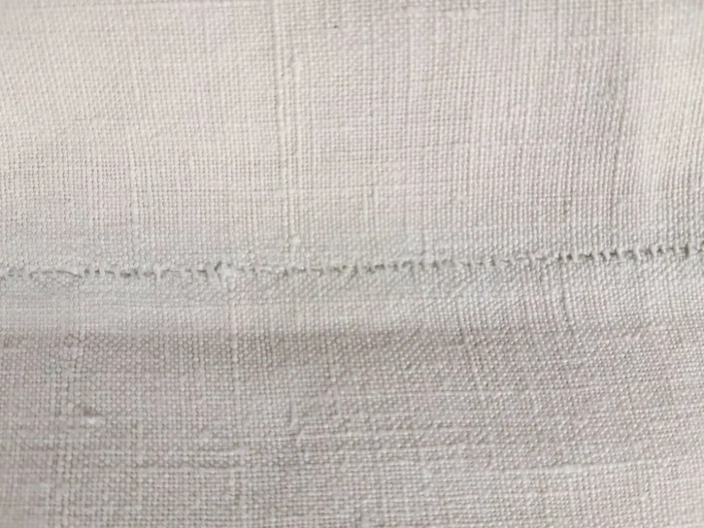 Nappe de campagne monogrammée tt en rouge