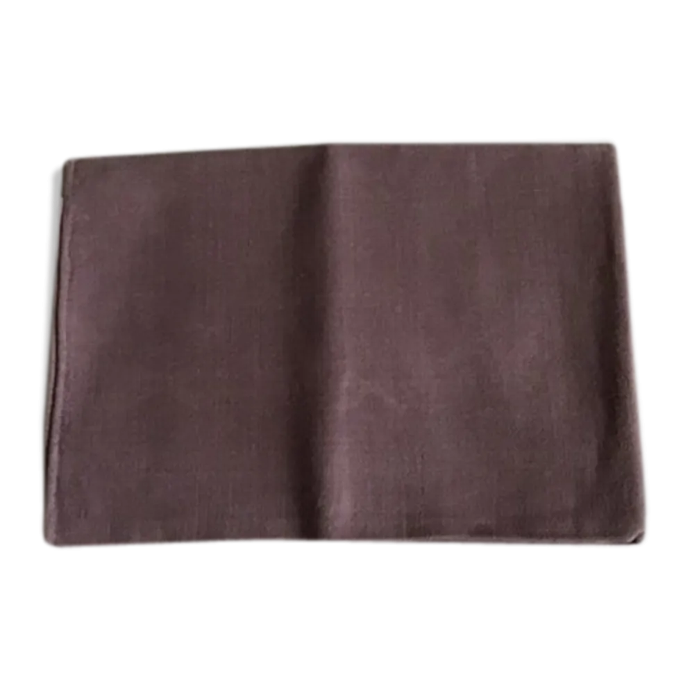 Nappe de cuisine en lin mauve 104x64