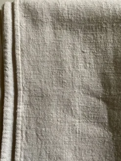 Nappe de ferme en grosse toile de lin rustique 225cm