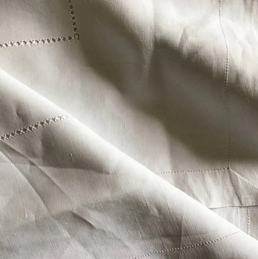 Nappe de réception en lin blanc BR 2mx2m10