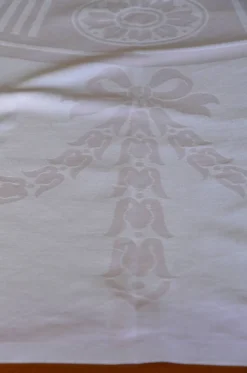Nappe en coton rose poudré