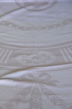 Nappe en coton rose poudré