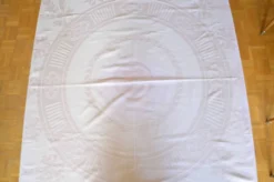 Nappe en coton rose poudré