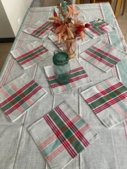 Nappe et 12 serviettes