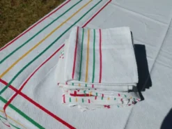 Nappe et 10 serviettes - linge Basque