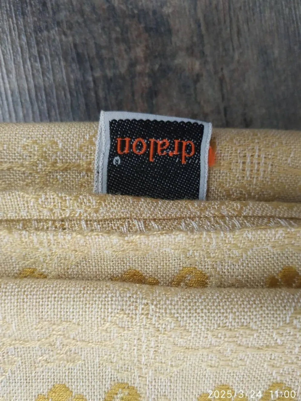 Nappe et serviettes vintage