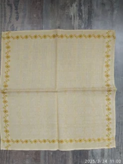 Nappe et serviettes vintage