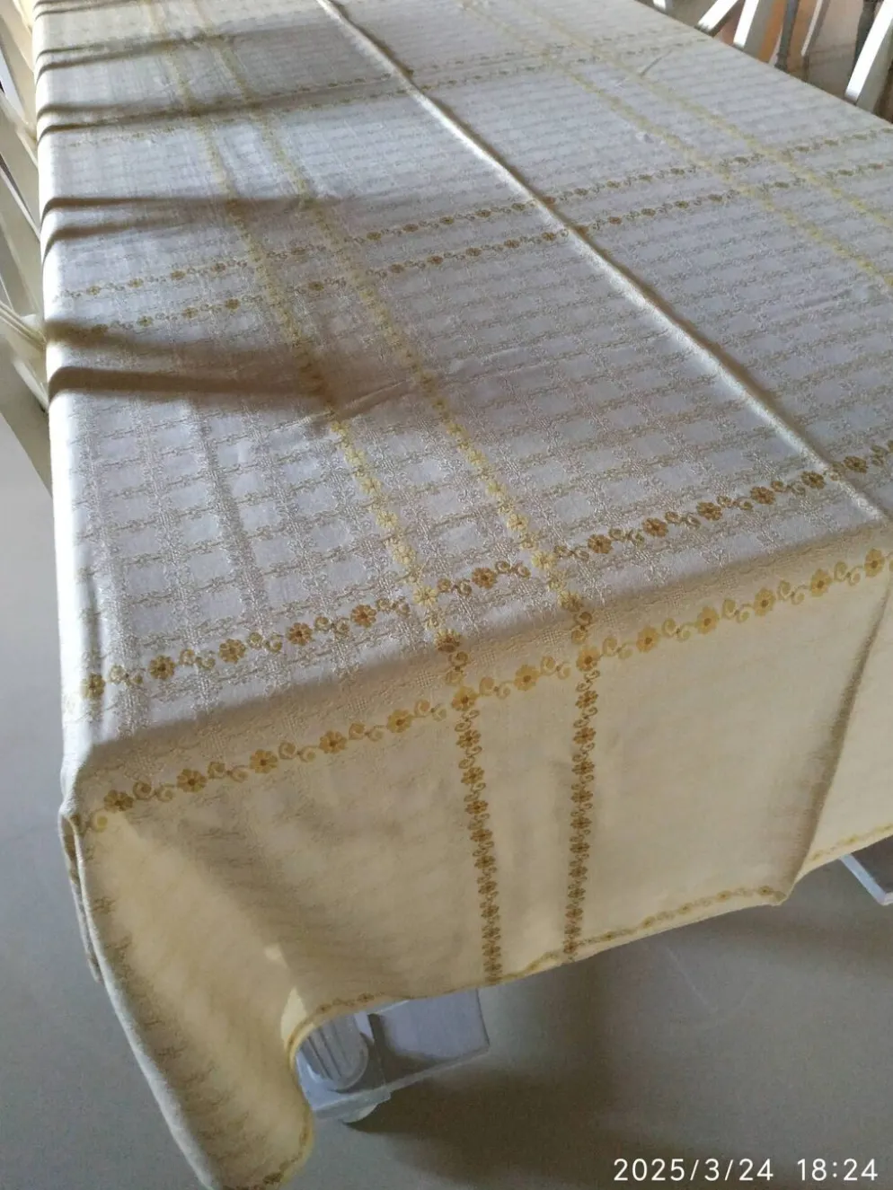 Nappe et serviettes vintage