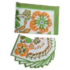 Nappe et serviettes vintage