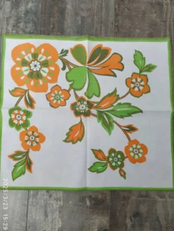 Nappe et serviettes vintage