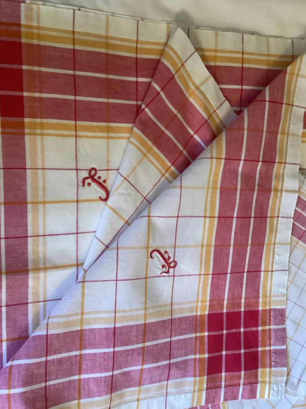 Nappe et 6 serviettes - vintage