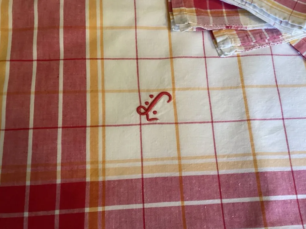 Nappe et 6 serviettes - vintage