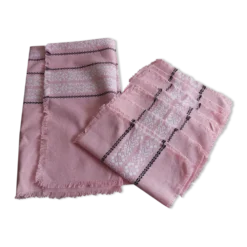 Nappe et six serviettes