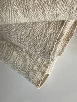Nappe 5 mètres en toile de chanvre 19e