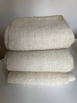 Nappe 5 mètres en toile de chanvre 19e
