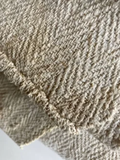 Nappe 5 mètres en toile de chanvre 19e