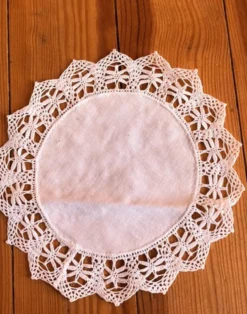 Napperon en dentelle en coton 17 cm