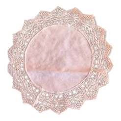 Napperon en dentelle en coton 17 cm