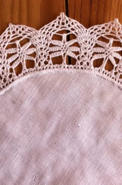 Napperon en dentelle en coton 17 cm