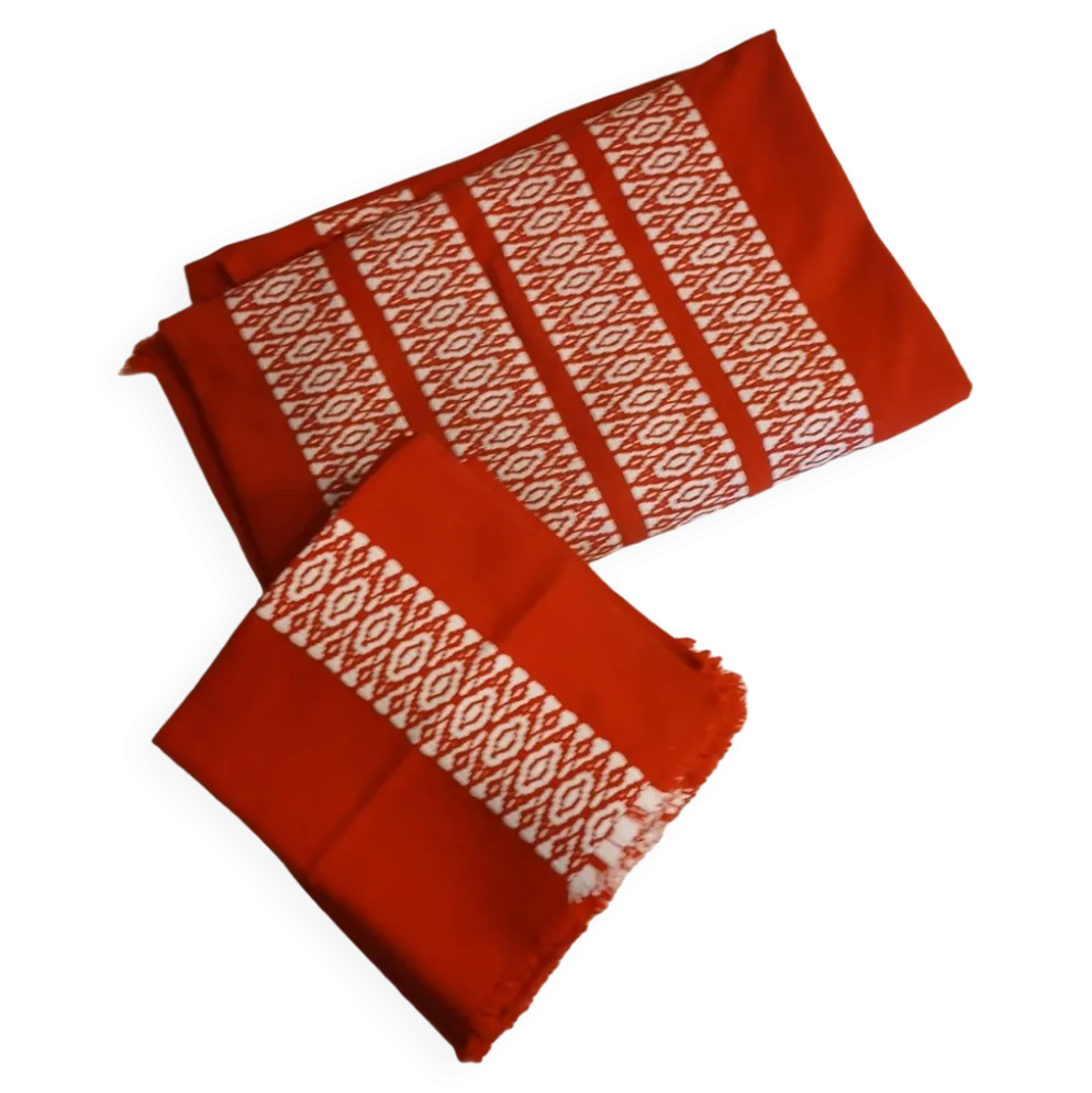 Nappe + 12 serviettes anciennes