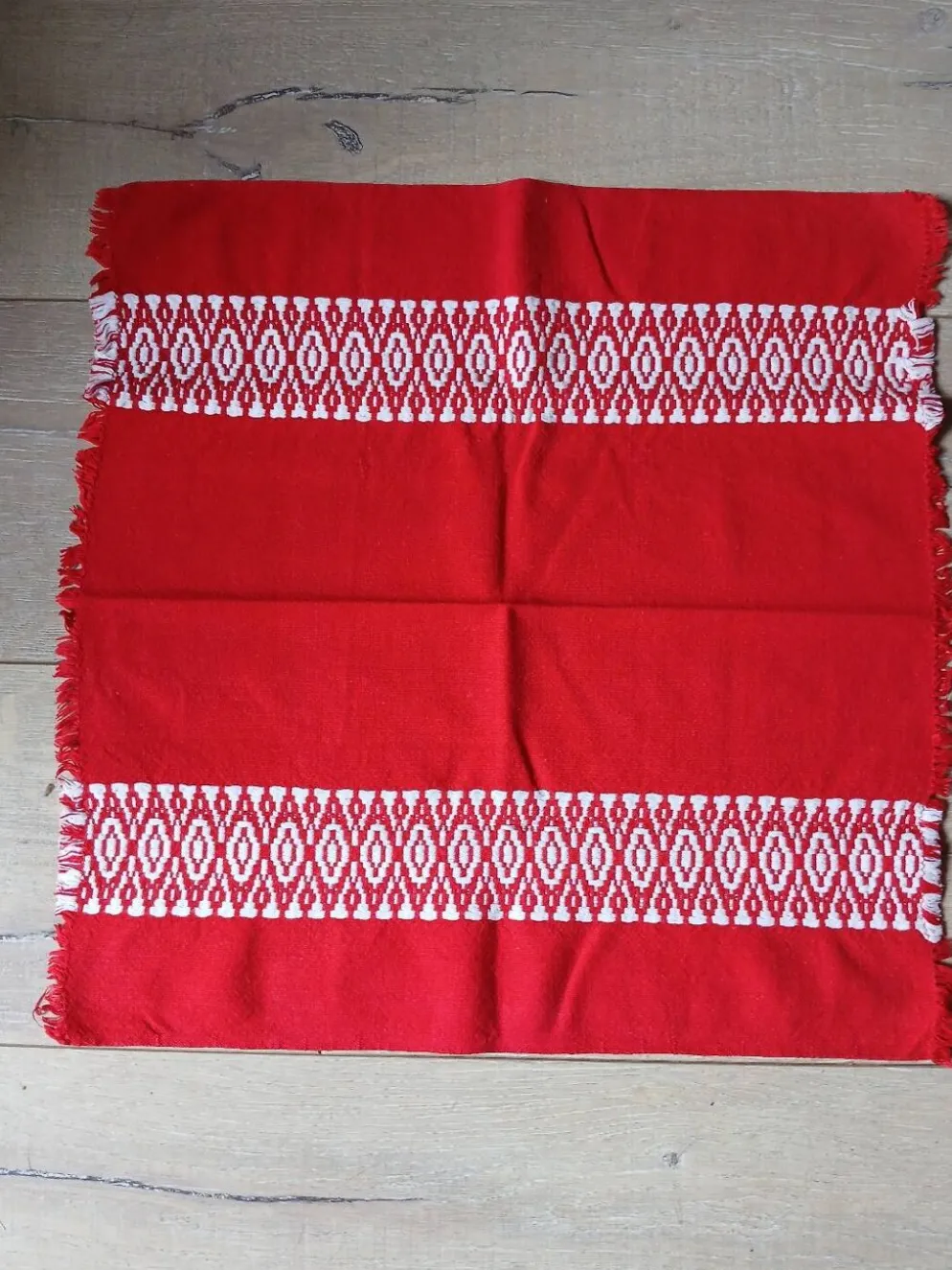 Nappe + 12 serviettes anciennes