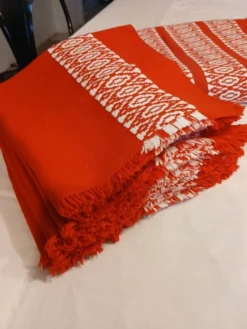 Nappe + 12 serviettes anciennes