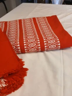 Nappe + 12 serviettes anciennes