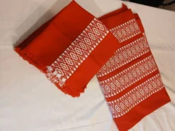Nappe + 12 serviettes anciennes