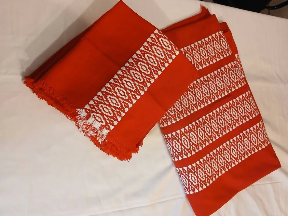 Nappe + 12 serviettes anciennes
