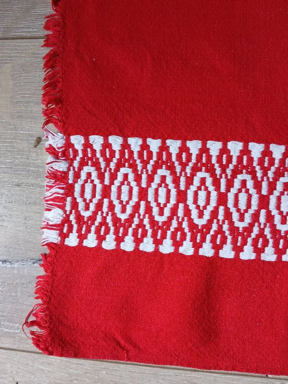 Nappe + 12 serviettes anciennes