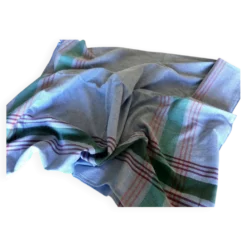 Nappe vintage, bleue à rayures
