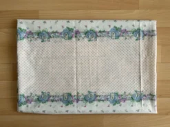 Nappe vintage fleurie rectangulaire
