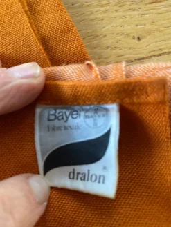 Nappe vintage orange