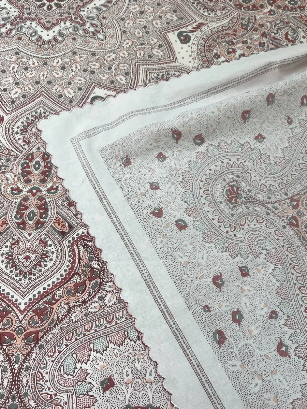 Nappe XL rectangulaire vintage