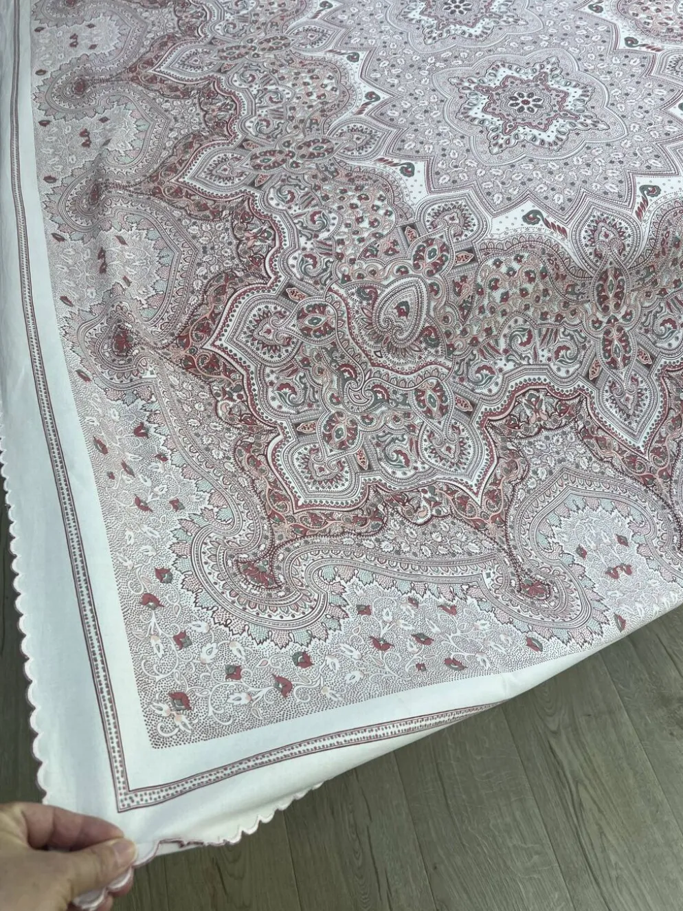 Nappe XL rectangulaire vintage
